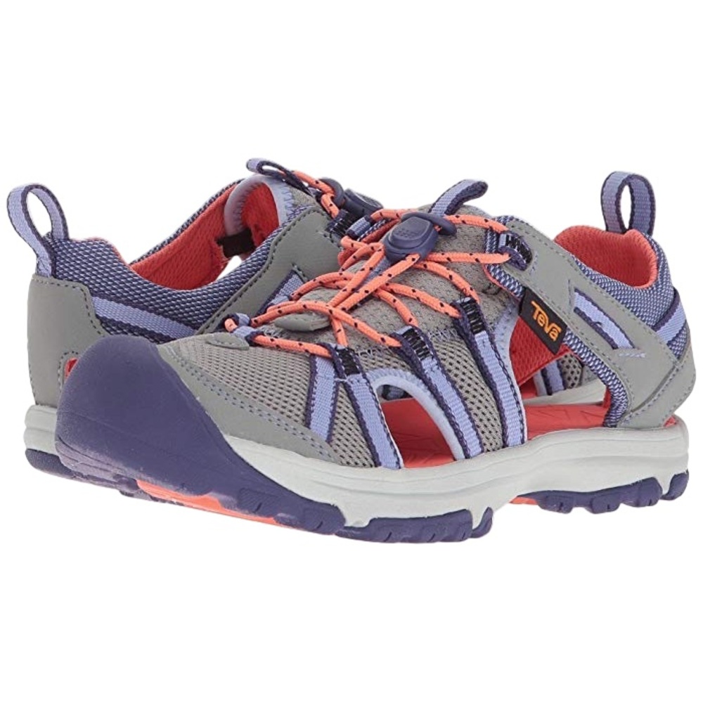 TEVA Manatee Sport Sandal Size 12 Dove Gray Purple and Orange New without box